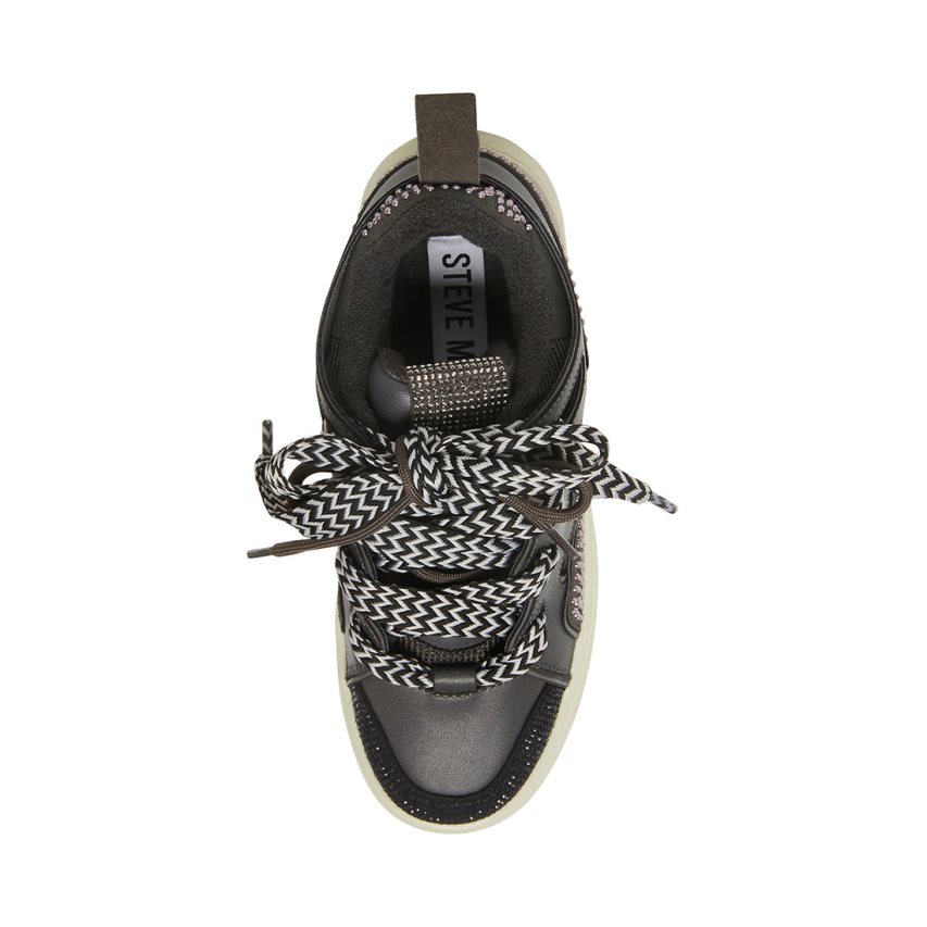 Black Steve Madden Roaring Women's Sneakers | PH 5168SVC